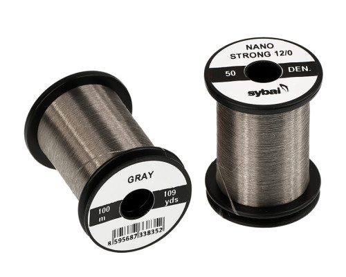 Nano Strong Thread, 50 Den.  12/0, Gray